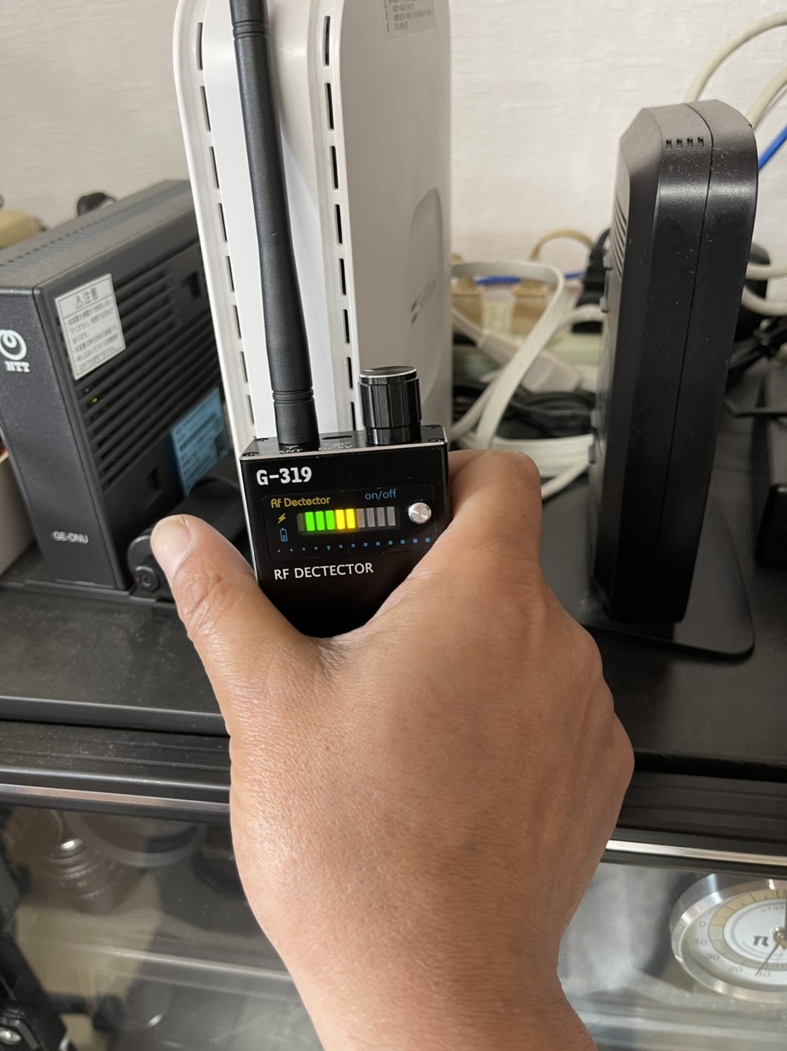 ICQUANZX アンチスパイ無線RF信号検出器G319 携帯